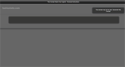 Desktop Screenshot of fashionistix.com